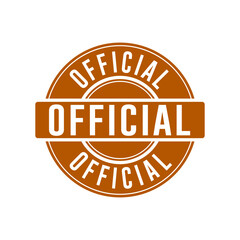 Official Stamp Graphic design vector element simple and modern