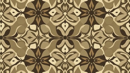 Fototapeta premium seamless pattern with flowers