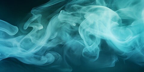 Abstract aquamarine background. Aquamarine smoke texture