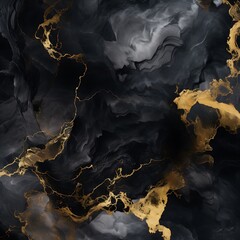Obraz premium Black marble background with natural pattern