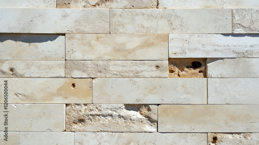Poster a contemporary travertine accent wall, its raw texture adding warmth and depth to the surrounding sl