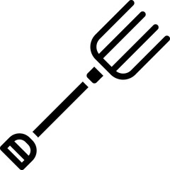Pitchfork Glyph Icon