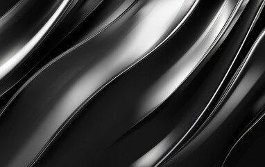 A sophisticated gradient background with obsidian black and silver tones.featuring elegant transitions.conveying luxury and sophistication.ideal for high-end branding and special occasions