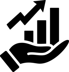 Growth Report Glyph Icon