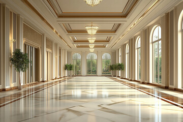 Luxurious Hotel Lobby and Grand Ballroom, A Glimpse Into Elegant Event Spaces