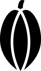 Star Fruit Glyph Icon
