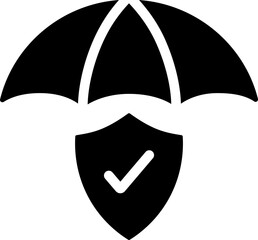 Insurance Protection Glyph Icon
