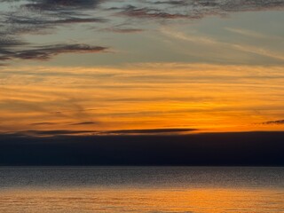 Colors just after Sunset at the Gulf of Mexico off Anna Maria Island