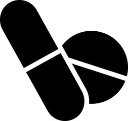 Pills Glyph Icon