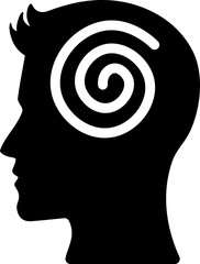 Man Stress Glyph Icon