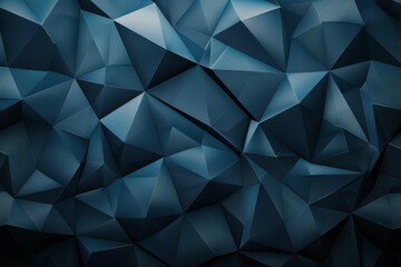 Obraz premium Clean abstract dark blue background. Modern minimalist geometric shapes and gradient textures create a professional sharp design.