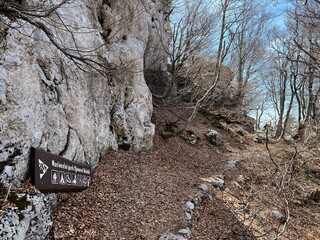 Premuzic hiking trail or Premuzic Trail - Northern Velebit National Park, Croatia or Premuzic-Wanderweg or Premuzic's Trail (Pješački planinarski put Premužićeva staza - NP Sjeverni Velebit, Hrvatska)