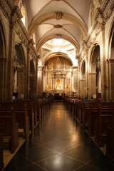 interior of the cathedral of the Chihuahua City