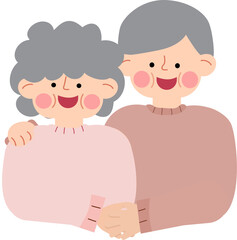 elderly couple