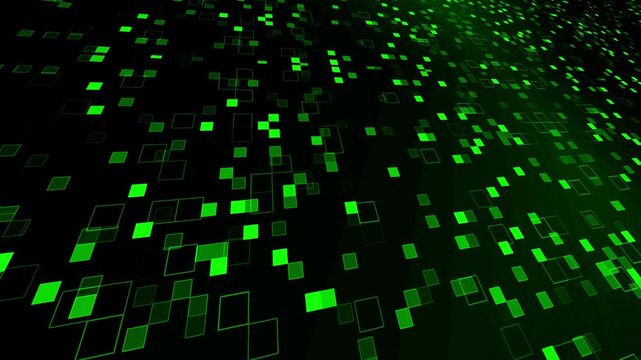 abstract binary code, Green Particle Burst Background Loop, Colorful particle effects that explode and form eye-catching patterns, perfect for promotional videos or creative presentations