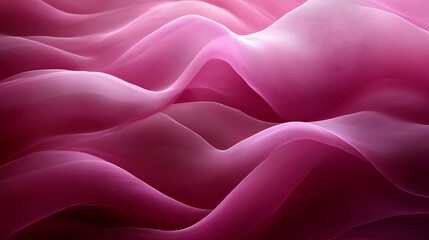 Obraz premium Abstract Pink Waves Flowing Softly Seamless