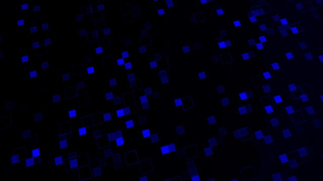 blue background with particles, Abstract Geometric Shapes Animation, Animation of abstract geometric shapes that move harmoniously, giving a modern and stylish feel.