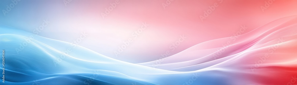 Poster dynamic abstract background with flowing wavy lines and vibrant colors