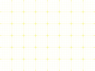 Square grid yellow background with empty space Design of square graph paper school math sheet grid paper sheet notebook pattern architectural graph paper Vector illustration