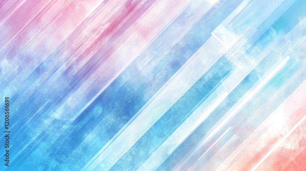 Poster abstract gradient background with soft colors and diagonal lines for design purposes.