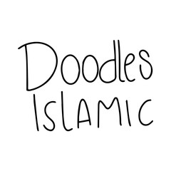 simple elemnt on ramadan doodles. Illustration vector graphic. Design concept Islamic symbols and icons with HandDrawn Sketch