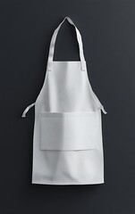 Fototapeta premium apron 3d rendering white mockup