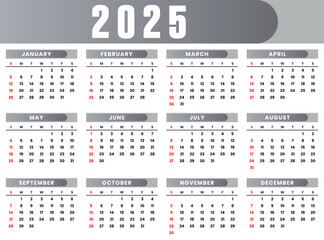 2025 calendar