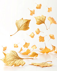 Naklejka premium autumn leaves background