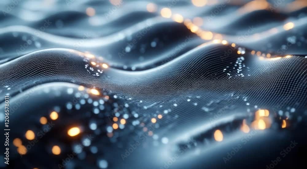 Poster tech art abstract creative colorful fluid visual design