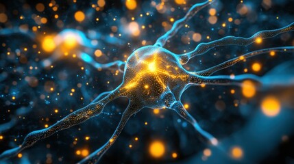 Luminous Neural Network: Microscopic Visualization of a Neuron's Complex Structure