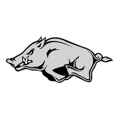 wild hogs hunting illustration logo vector image t shirt