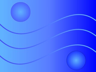abstract blue background with circles
