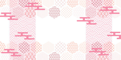 和柄　春　模様　背景