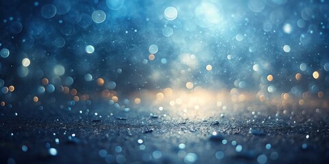 Abstract Sparkle Background Shimmering Lights and Glowing Dust Particles on a Dark Surface