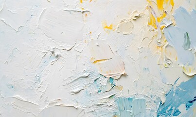 Abstract Blue and White Painting Texture Background, Generative AI