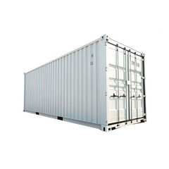 Shipping Container with Double Doors and Number 13