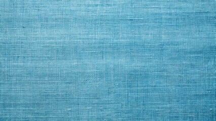 High-Resolution Close-Up of a Textured Woven Fabric in a Serene Shade of Blue