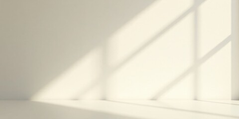 Soft Light Illuminates an Empty Room's Interior Space, Creating a Serene and Minimalist Atmosphere