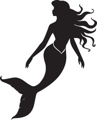 Fototapeta premium mermaid in the sea