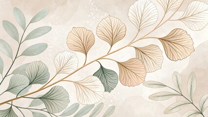 Fototapeta premium seamless floral background