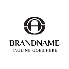 Letters SA Monogram Logo, for any business or identity with AS or SA initials