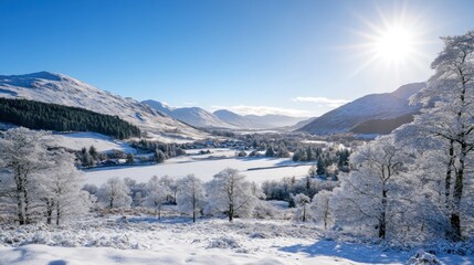 Winter Wonderland in the Scottish Highlands