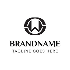 Letters SW Monogram Logo, for any business or identity with WS or SW initials