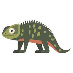 Obraz premium Chameleon illustration reptile animal vector