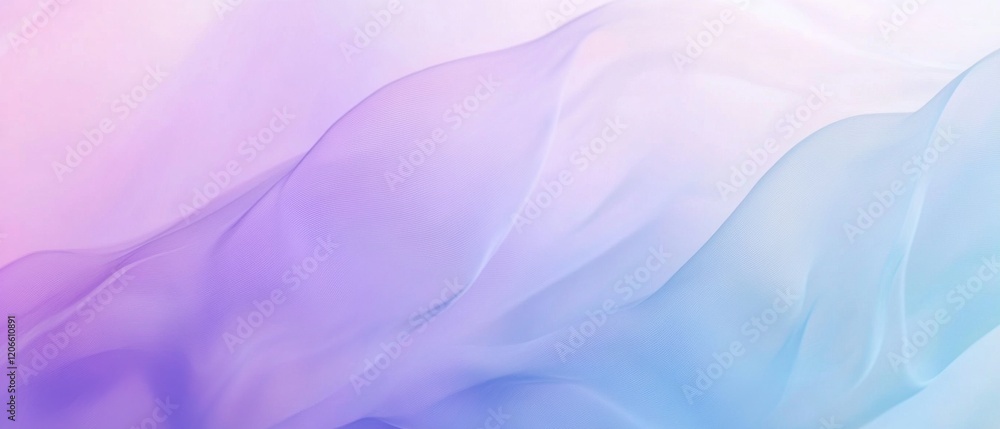 Wall mural a tranquil abstract gradient background with soft lavender and blue hues.featuring gentle color tran