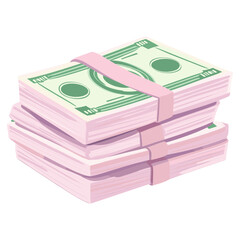 Fototapeta premium Money illustration cartoon financial vector