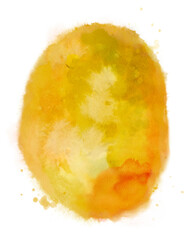 Vibrant and EyeCatching Yellow Watercolor Texture Perfect for Various Creative Projects