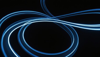 Blue waves with a blue streak of light