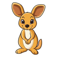 Obraz premium Kangaroo illustration kangaroo animal vector