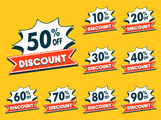 Discount Sale Marketing Design vector